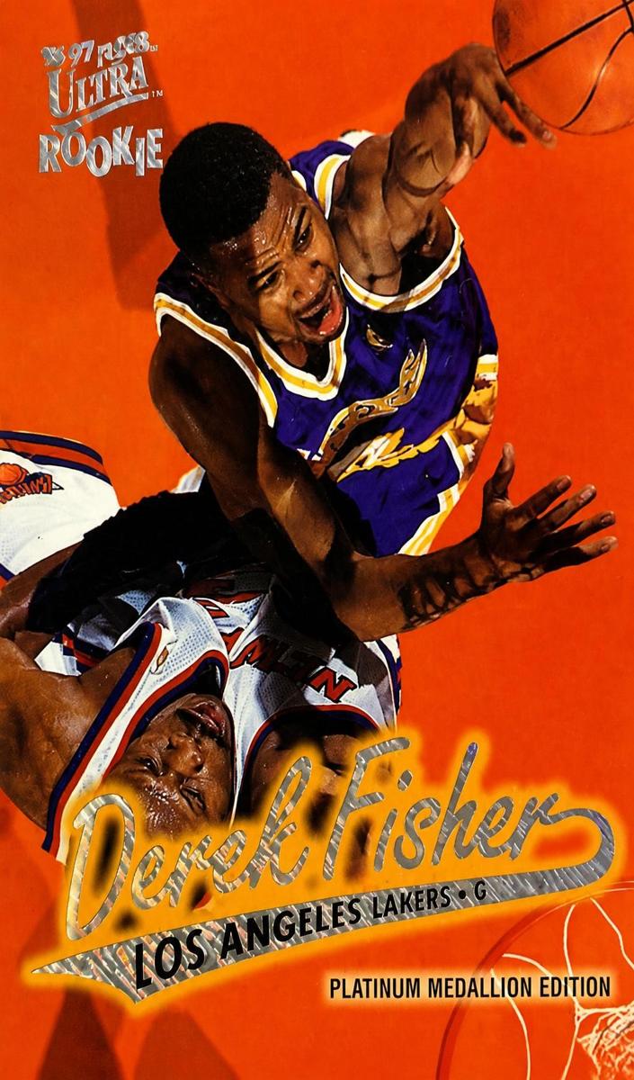 1996 Derek Fisher [Platinum Medallion] #P202