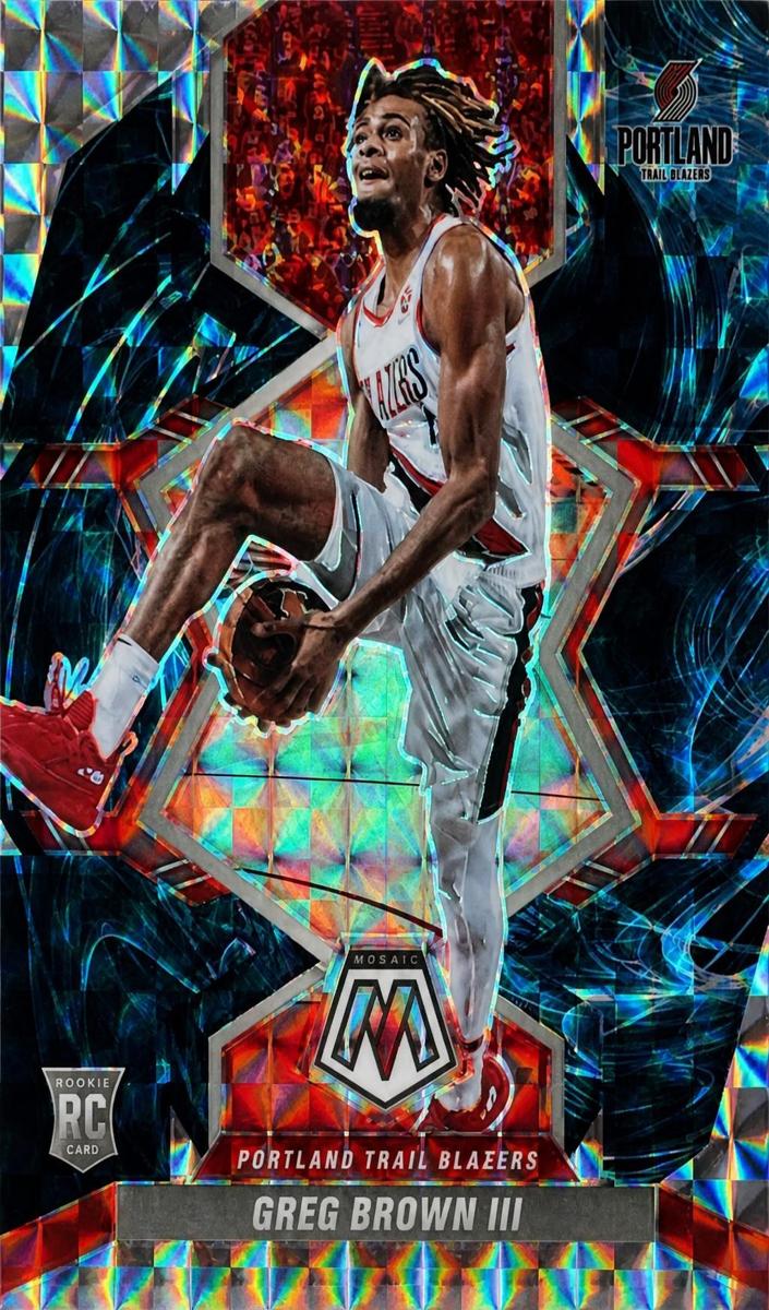2021 Panini Mosaic Greg Brown III #245 card