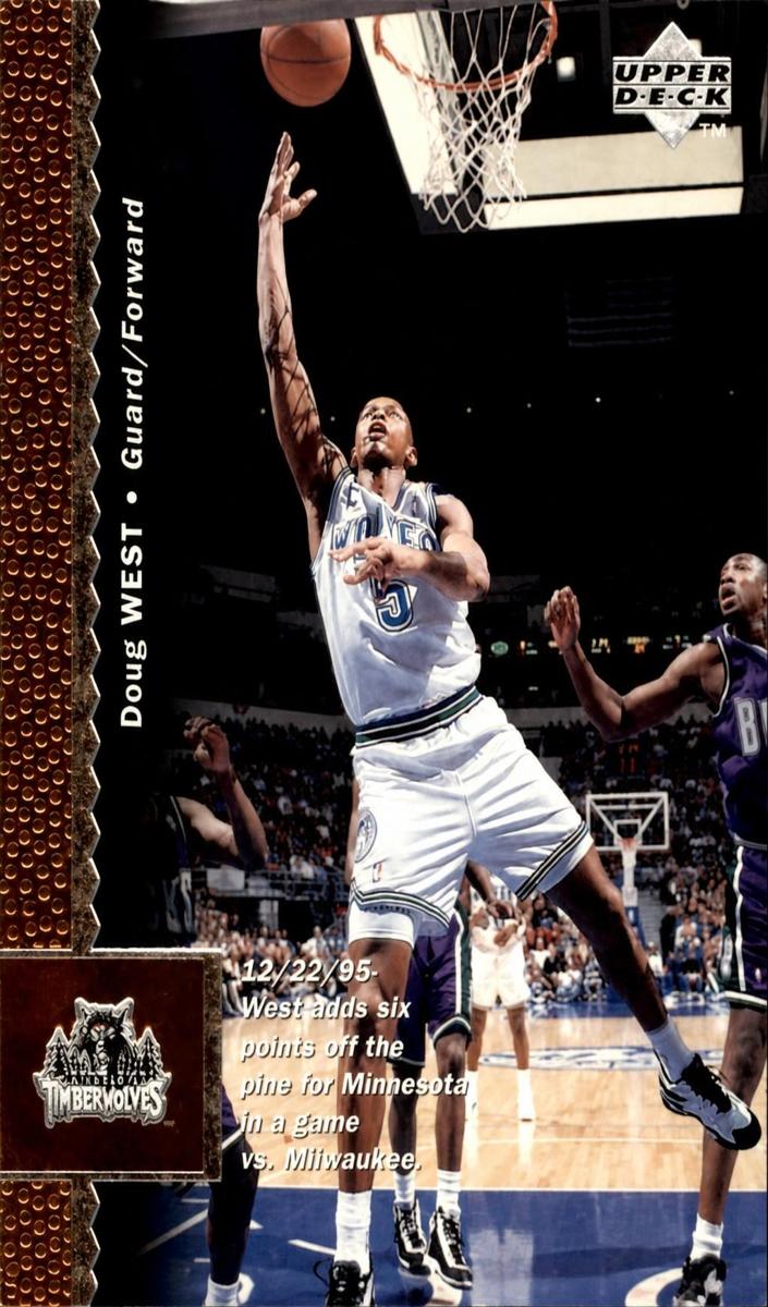 1997 Upper Deck Doug West #76 card