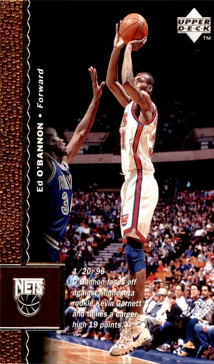 1996 Upper Deck Ed O'Bannon #80 card