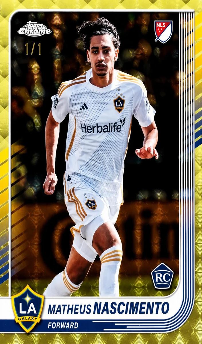 2025 Topps Chrome MLS Matheus Nascimento #73 card