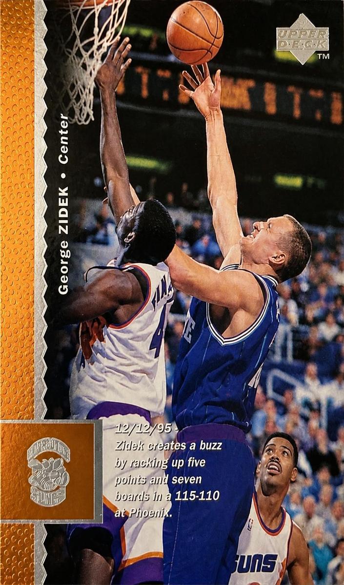 1996 Upper Deck George Zidek #193 card