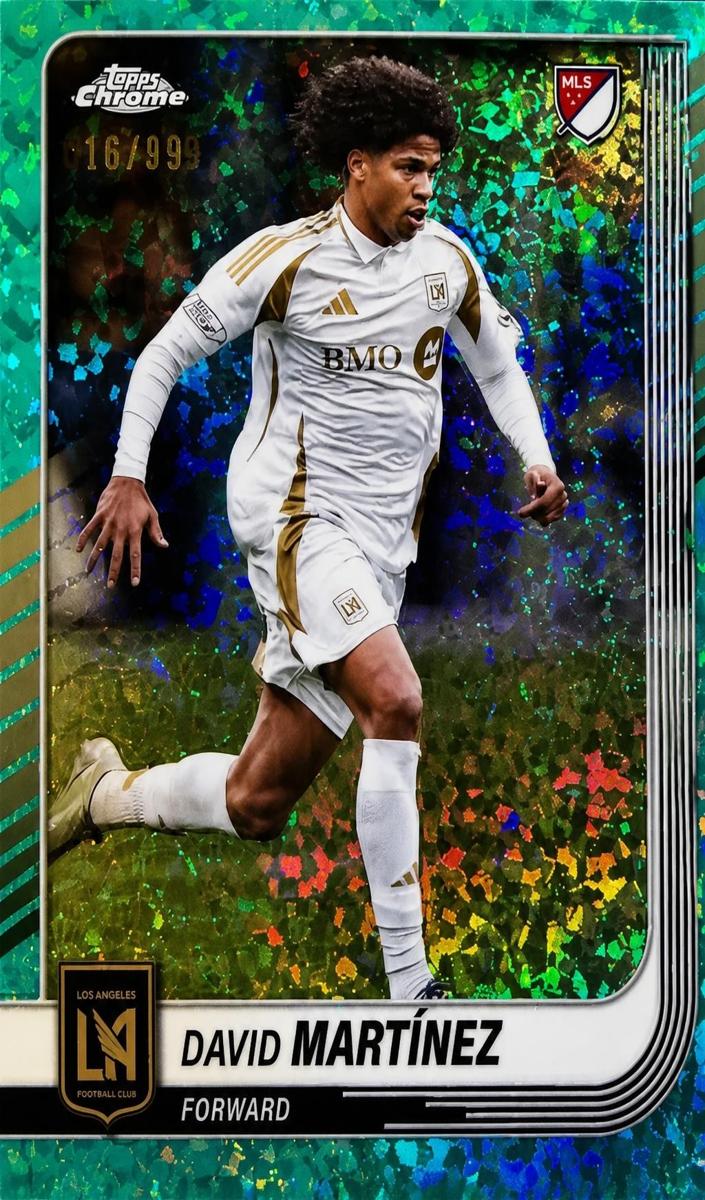 2025 Topps Chrome MLS David Martinez #75 card