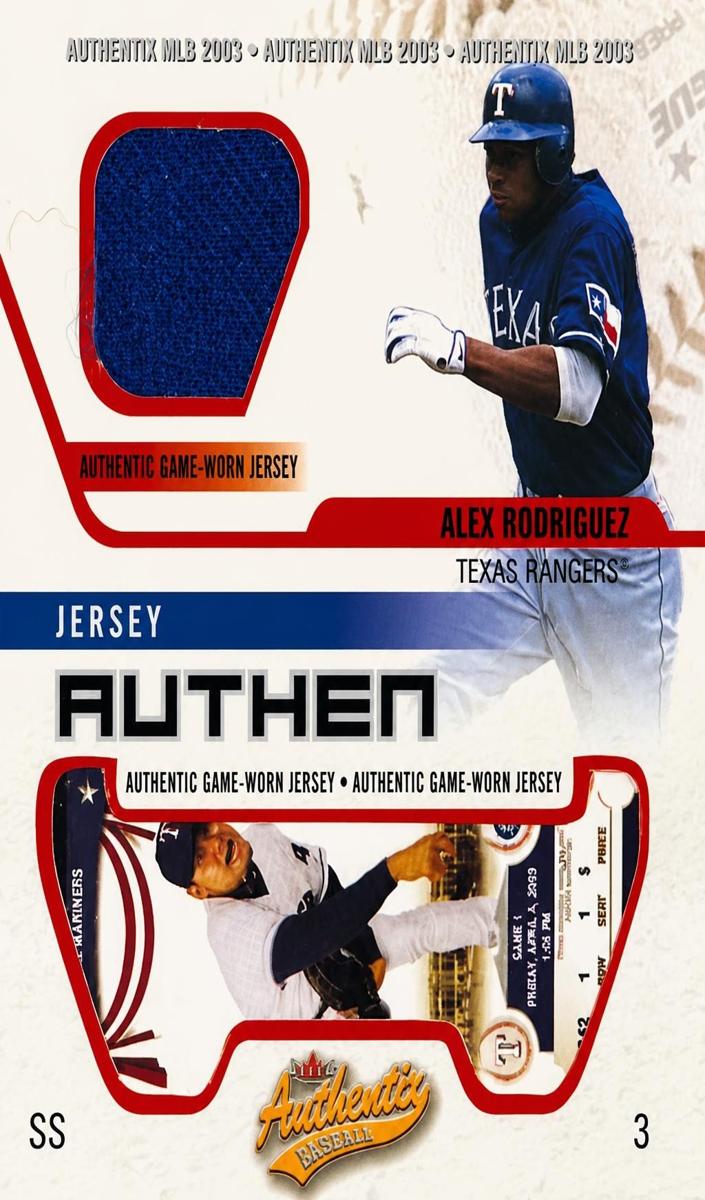 2003 Alex Rodriguez #JA-AR