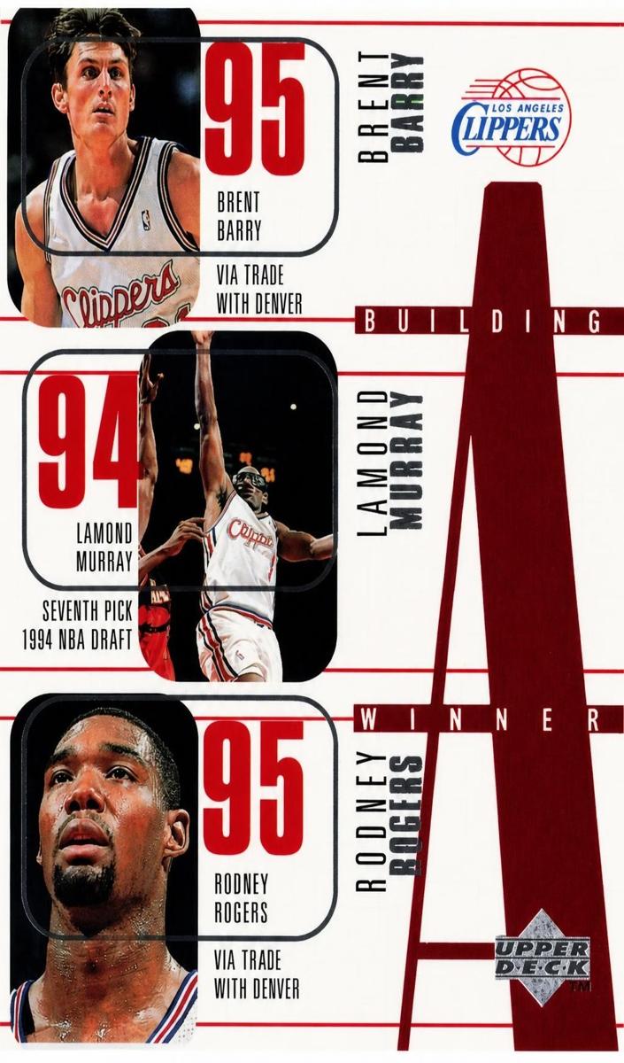 1996 Upper Deck Brent Barry #147 card