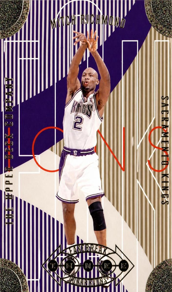 1996 Upper Deck Mitch Richmond #FB15 card