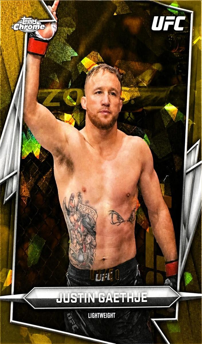 2026 Justin Gaethje [Gold Sapphire] #39