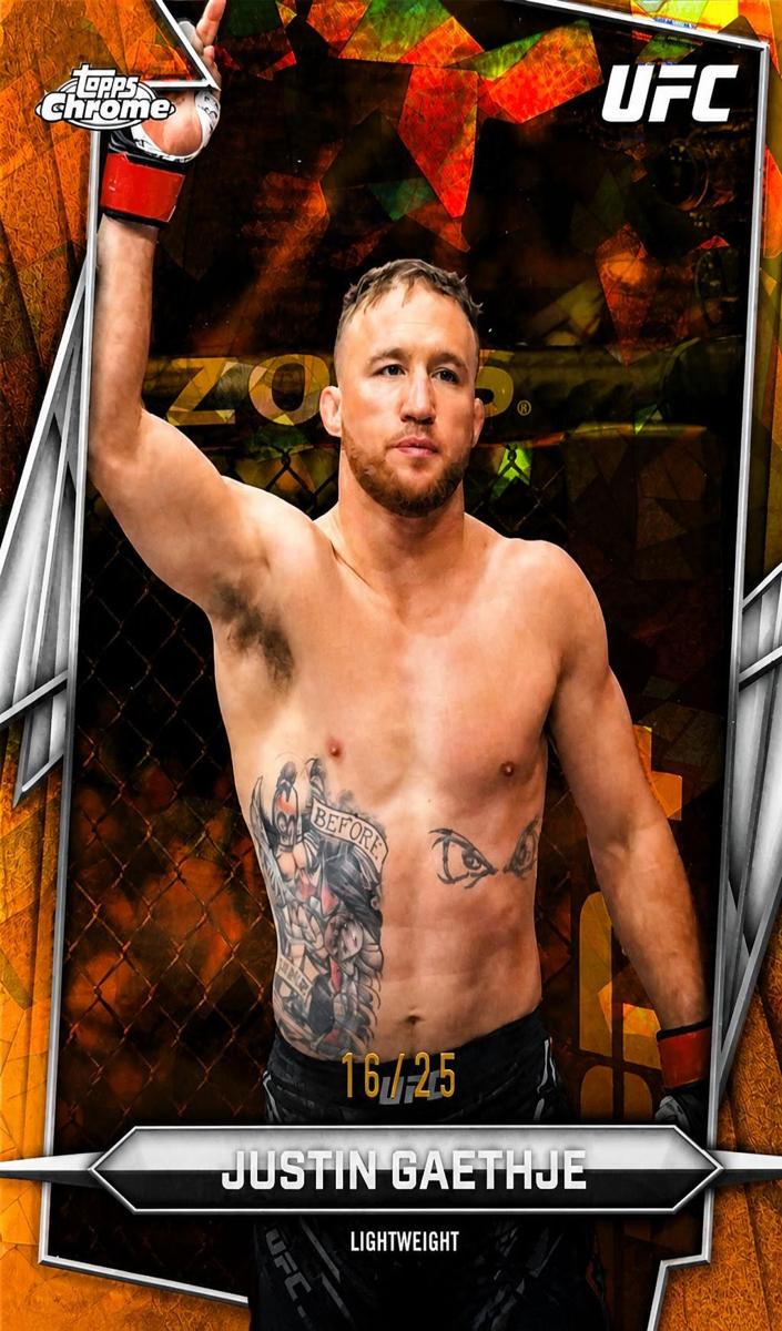 2026 Justin Gaethje [Orange Sapphire] #39