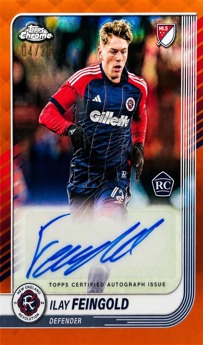 2025 Topps Chrome MLS Ilay Feingold [Orange Refractor] #CA-IF card