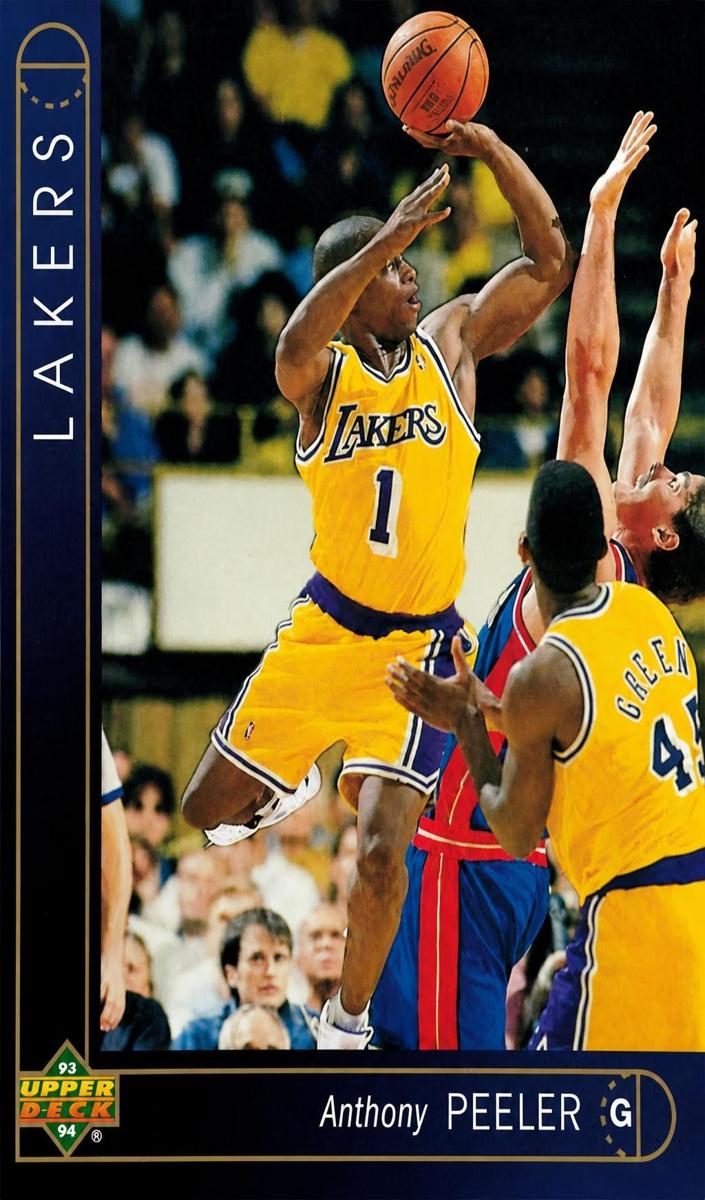 1993 Upper Deck Anthony Peeler #130 card