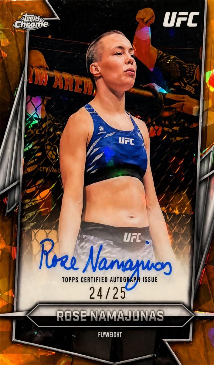 2026 Rose Namajunas [Orange Sapphire] #BAV-RN