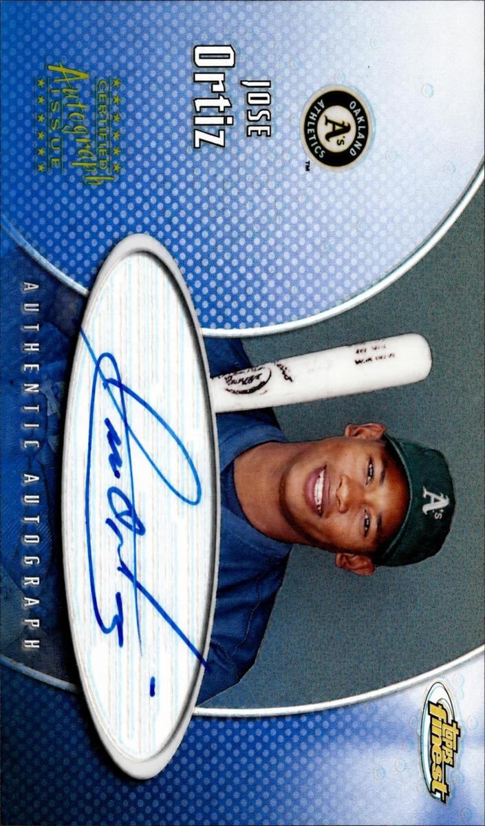 2001 Jose Ortiz #FA-JO