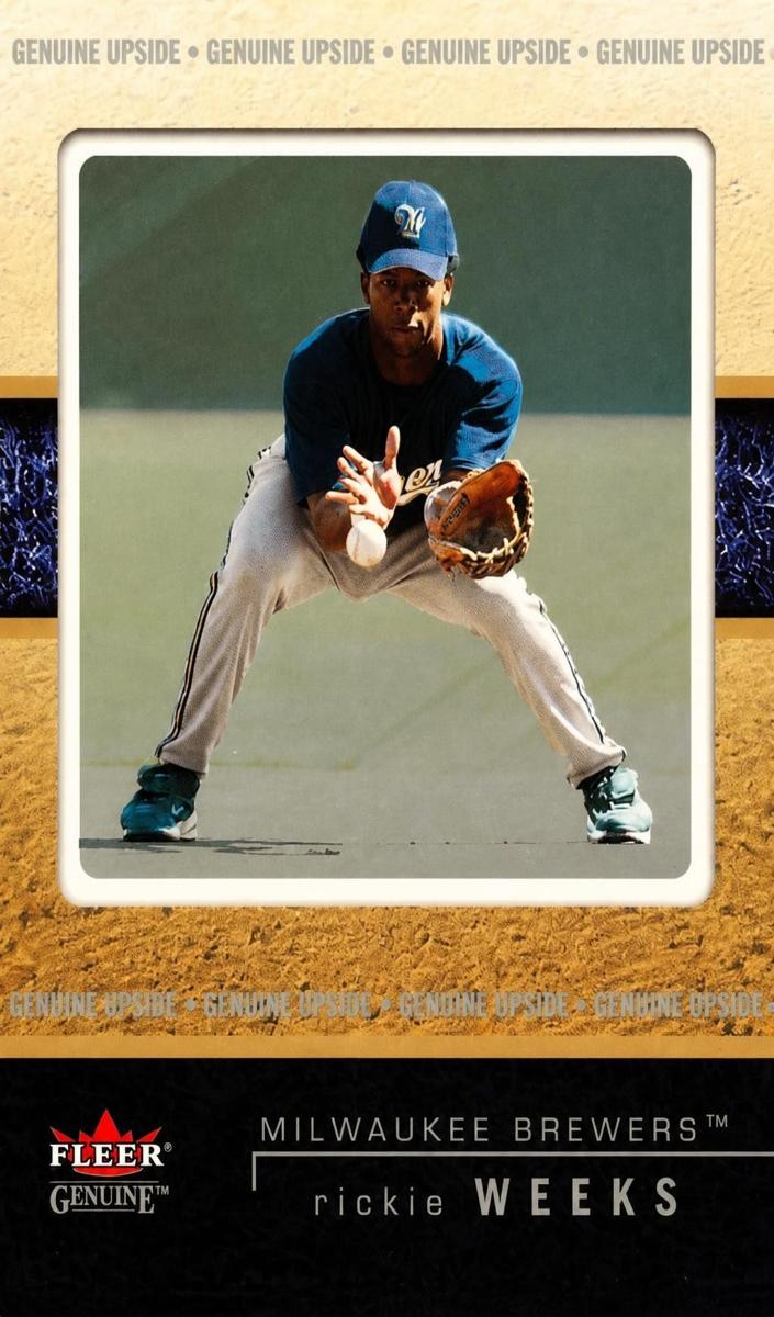 2003 Fleer Genuine Rickie Weeks #G-132 card