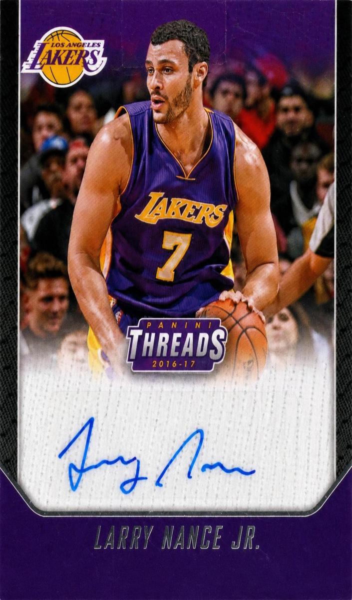 2016 Panini Threads Larry Nance Jr. #9 card