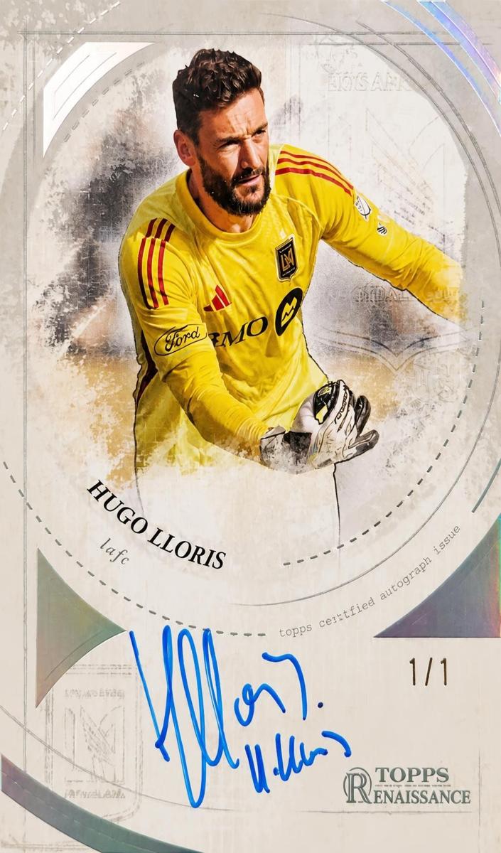 2025 Topps Chrome MLS Hugo Lloris #RA-LL2 card
