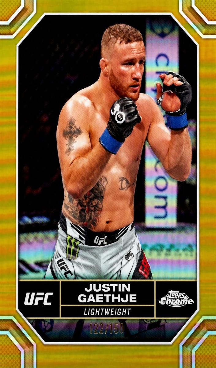 2024 Justin Gaethje [Gold Refractor] #FDP-20