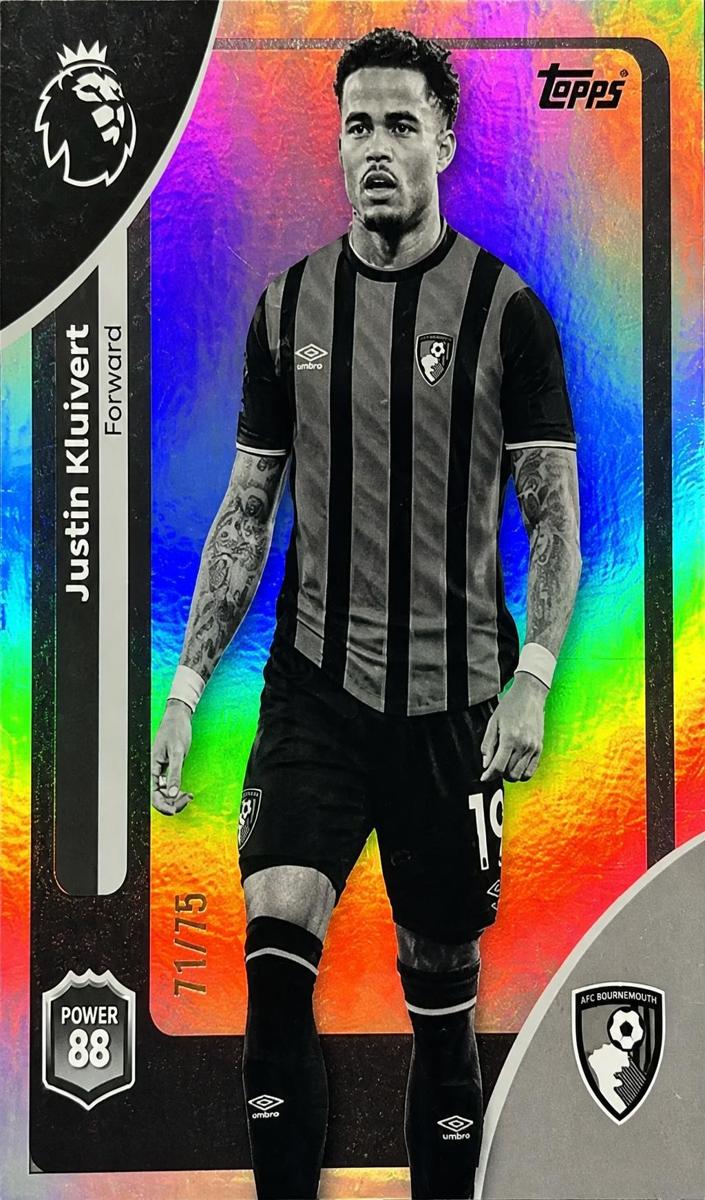 2025 Justin Kluivert [Black & White Rainbow] #48