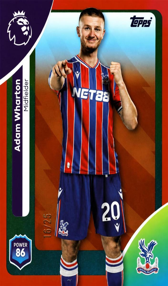 2025 Adam Wharton [Orange Rainbow] #117