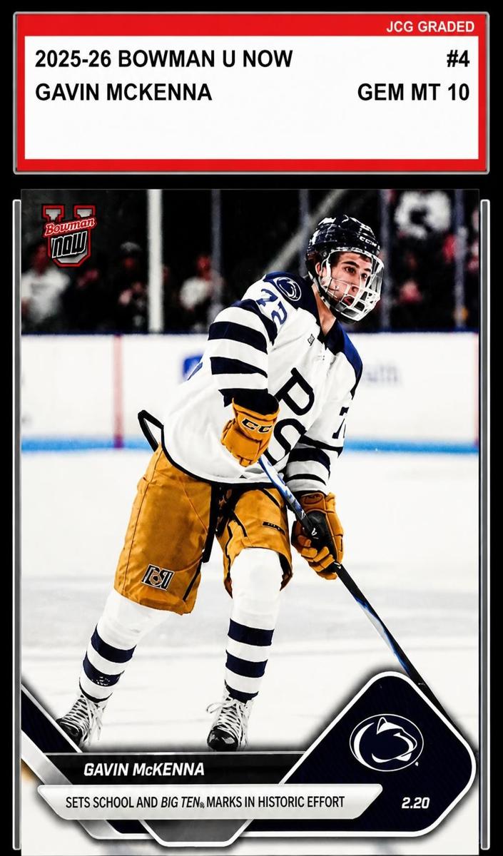 2025 Gavin McKenna [Red Foil] #4