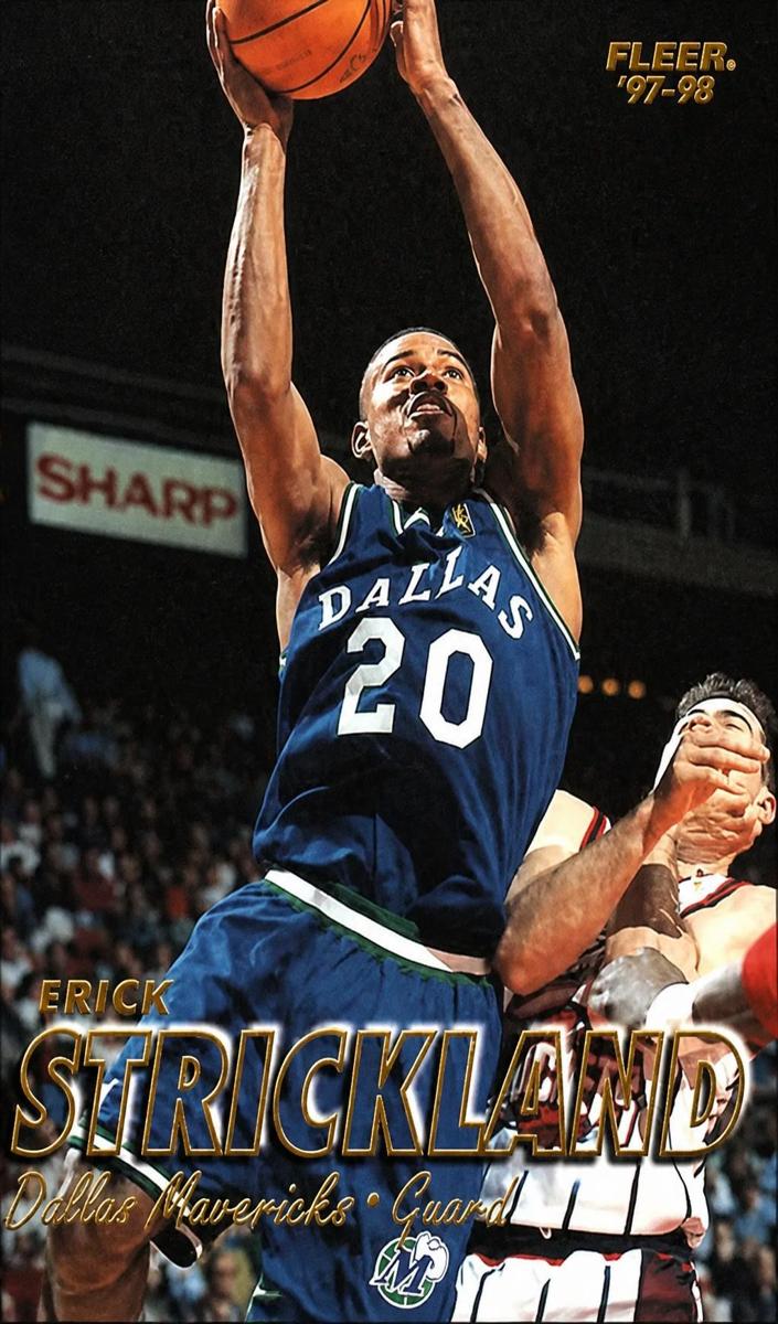 1997 Fleer Erick Strickland #121 card