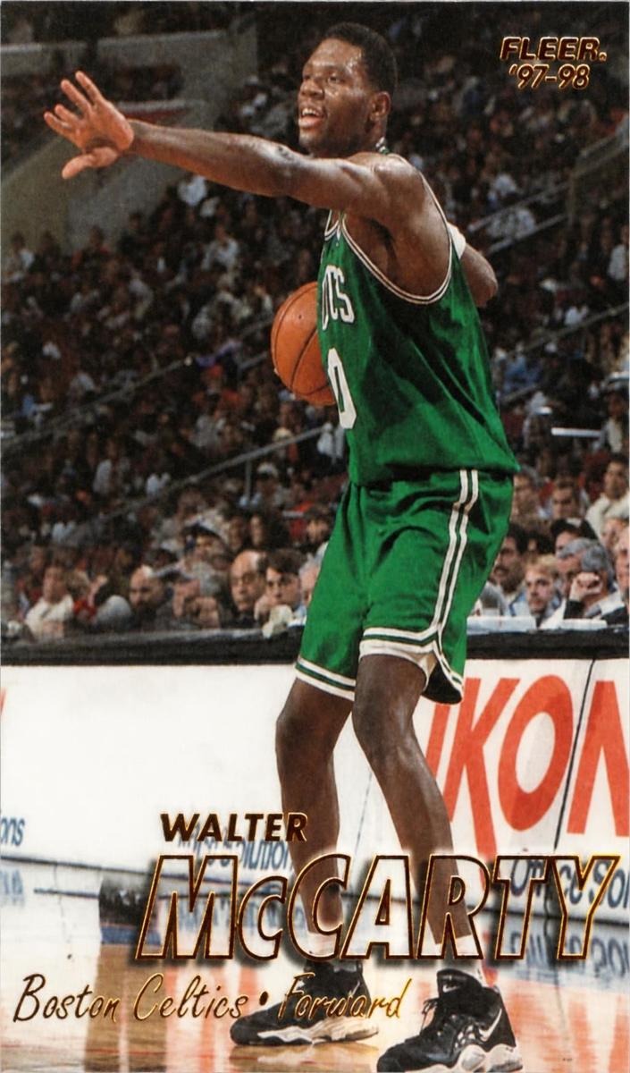 1997 Fleer Walter McCarty #294 card