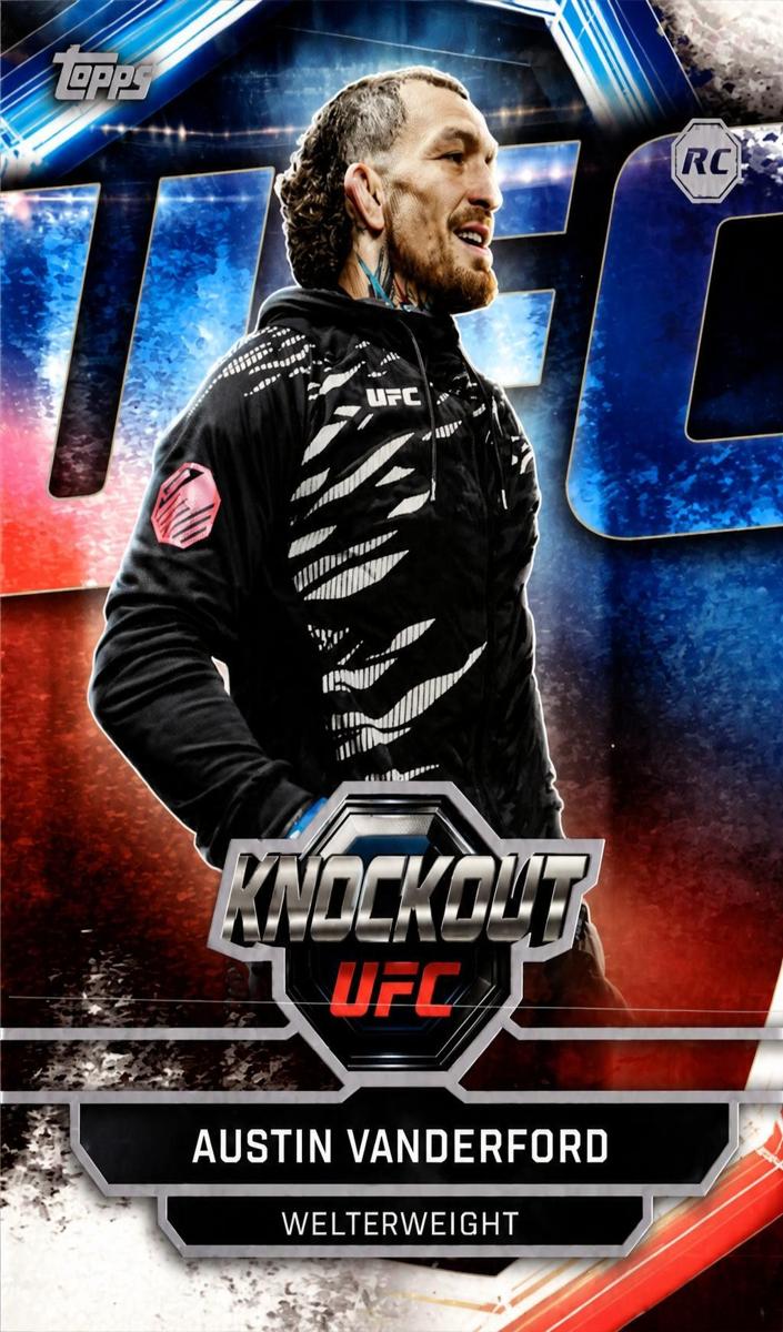 2026 Topps UFC Knockout Austin Vanderford #81 card