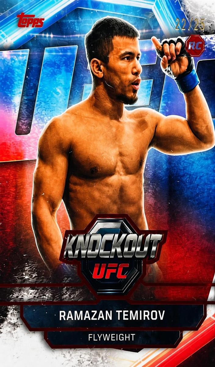 2026 Topps UFC Knockout Ramazan Temirov #52 card