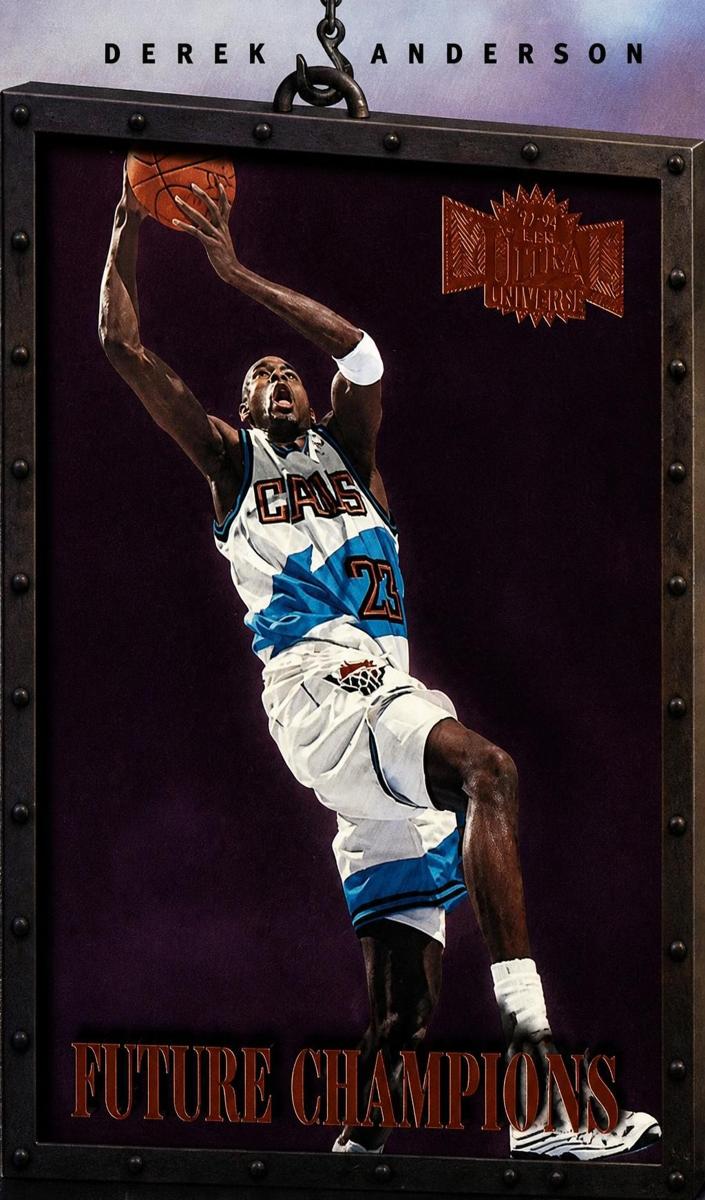 1997 Metal Universe Championship Derek Anderson #10 card