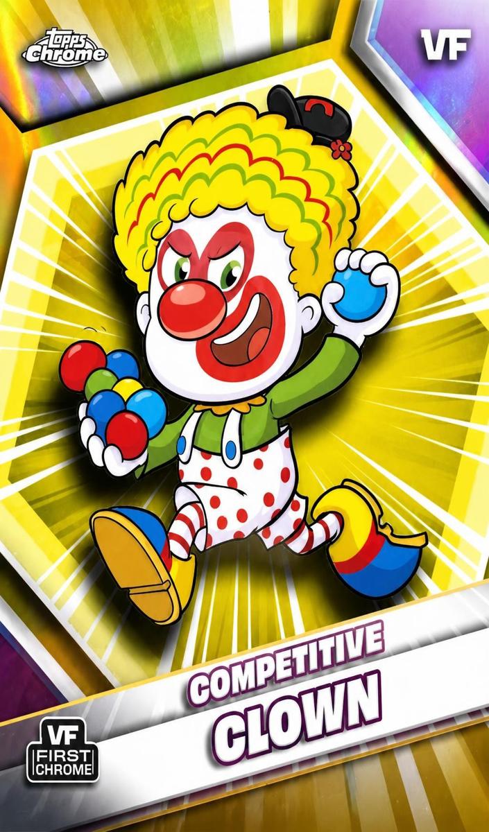2026 Competitive Clown [Yellow Refractor] #52