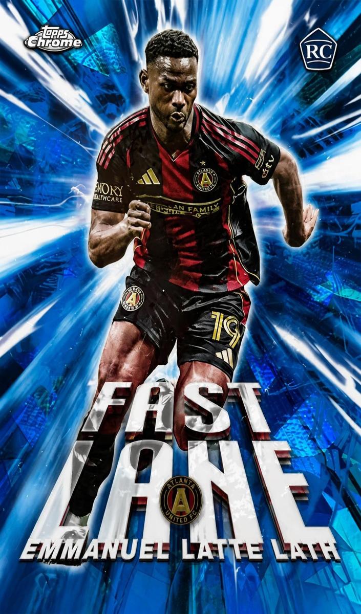 2025 Topps Chrome Sapphire MLS Emmanuel Latte Lath #FL-3 card
