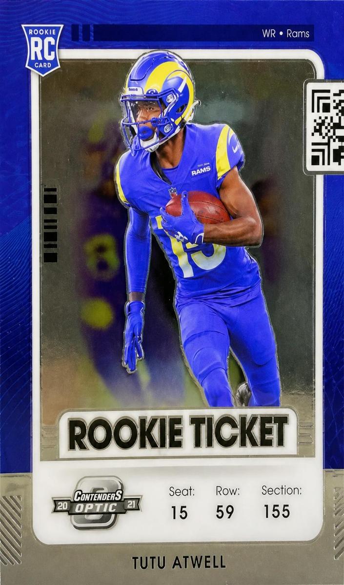 2021 Panini Contenders Optic Tutu Atwell #96 card