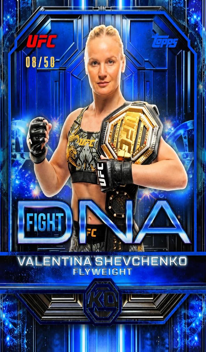 2026 Valentina Shevchenko [Blue] #DNA-2
