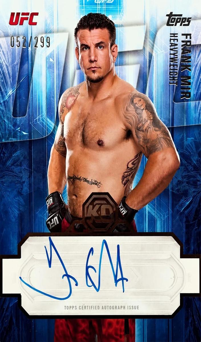 2026 Topps UFC Knockout Frank Mir #KOA-FMR card