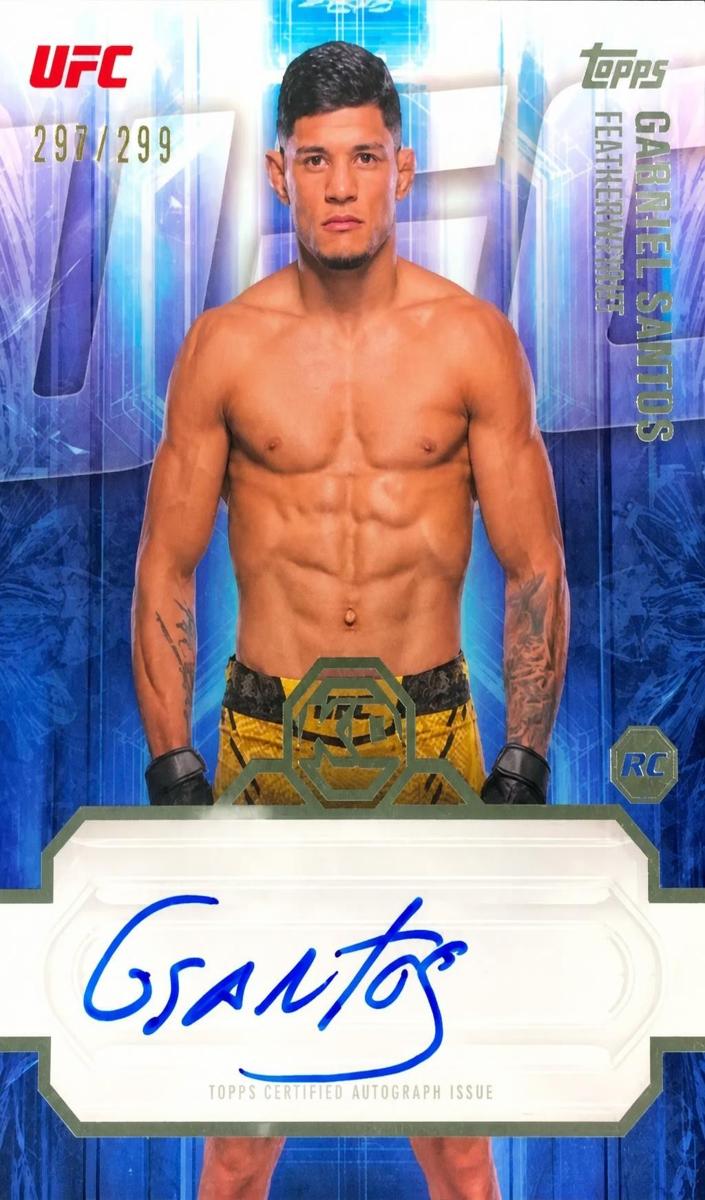 2026 Topps UFC Knockout Gabriel Santos #KOA-GSS card