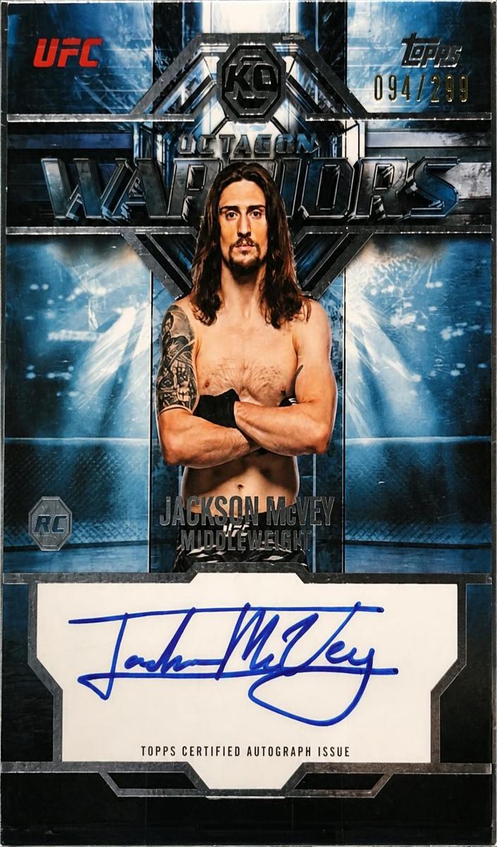 2026 Topps UFC Knockout Jackson McVey #OWS-JM card
