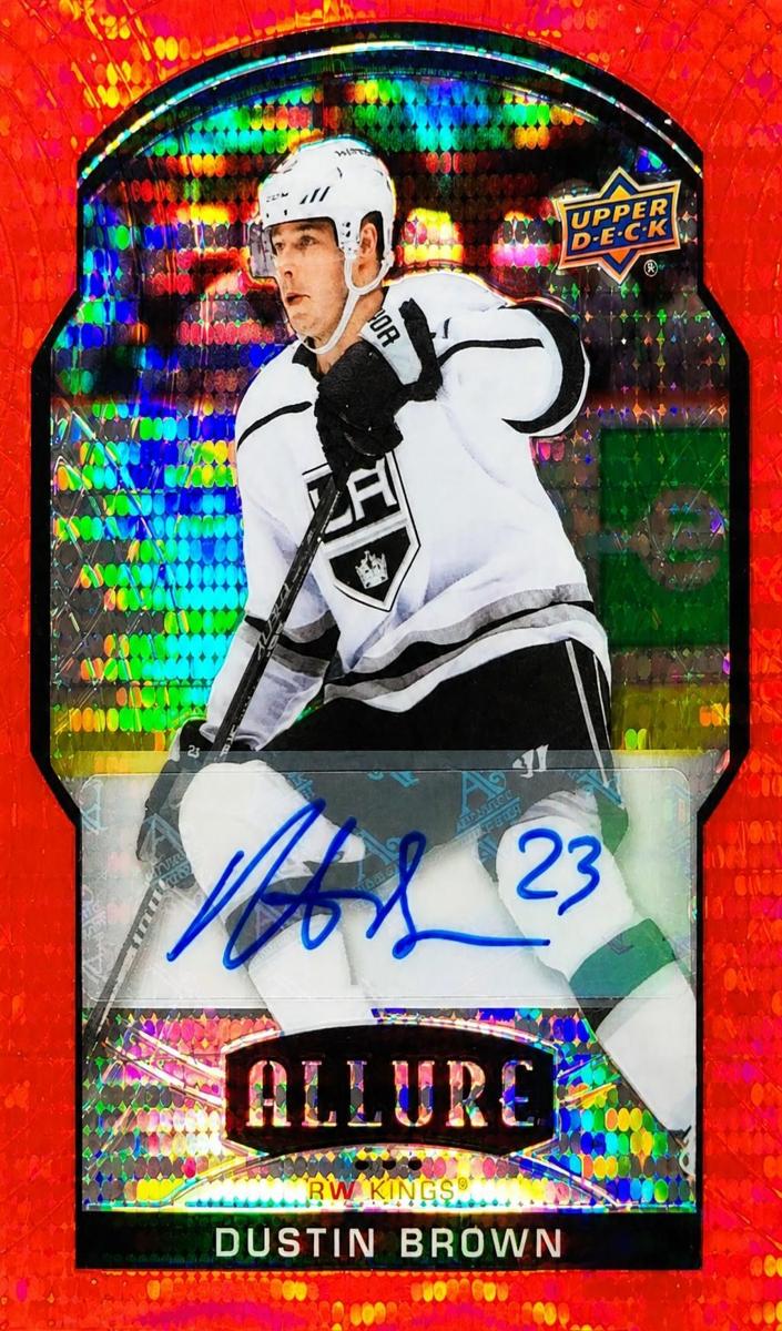 2020 Upper Deck Allure Dustin Brown #8 card