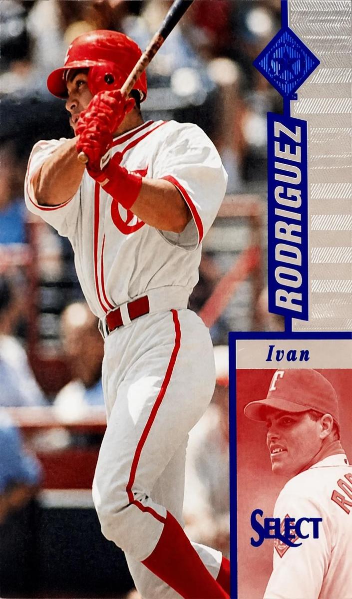 1997 Select Ivan Rodriguez #25 card