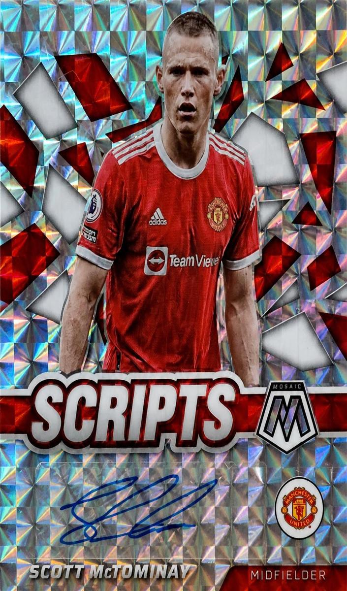 2021 Panini Mosaic Premier League Scott McTominay #24 card