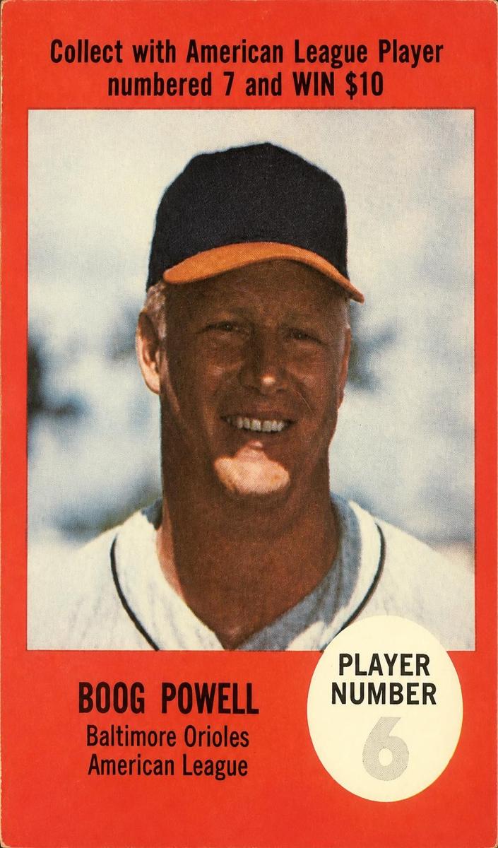1968 Boog Powell [Game Rules Back] #NNO
