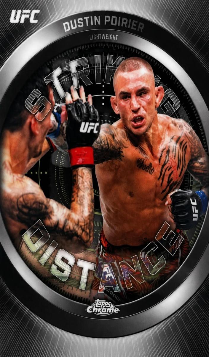 2026 Topps Chrome Dustin Poirier #SD-13 card
