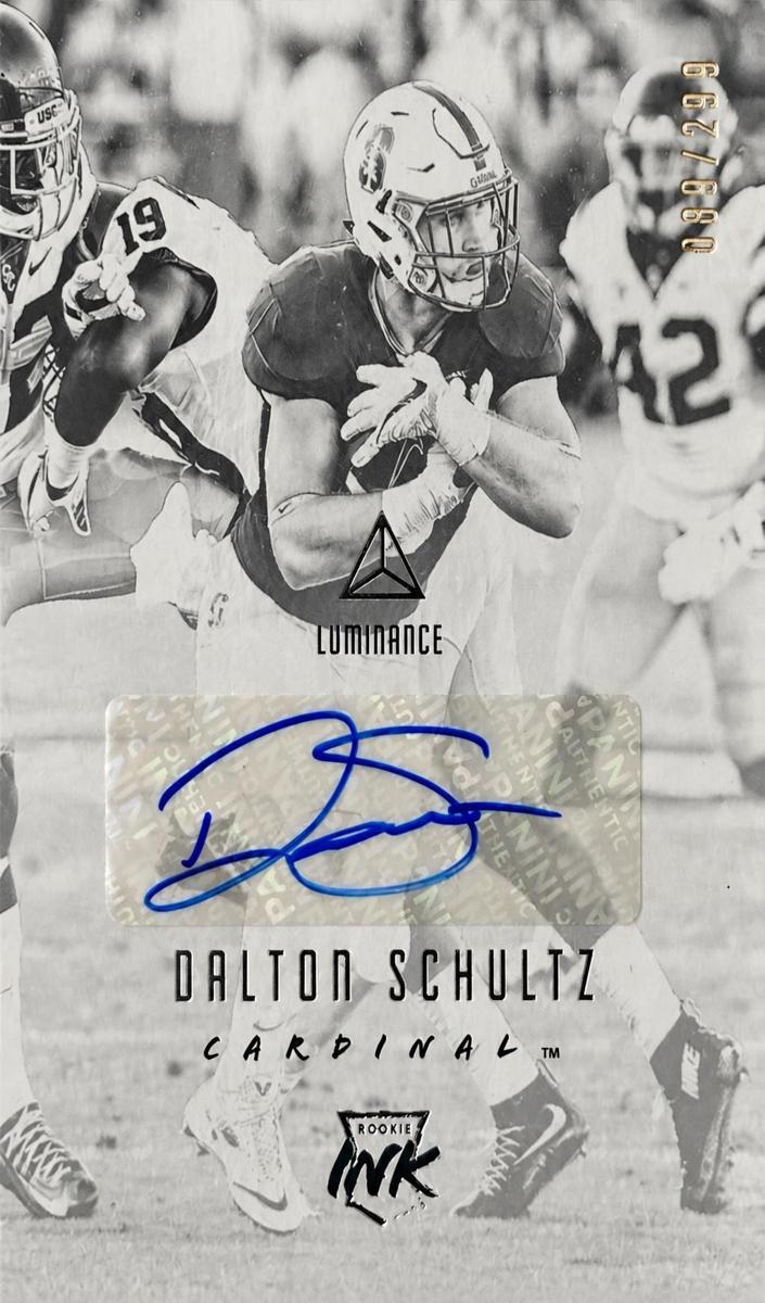 2018 Panini Luminance Dalton Schultz #RI-DAS card
