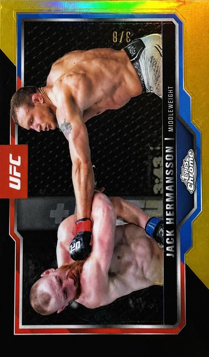 2025 Jack Hermansson [Black & Gold Refractor] #191