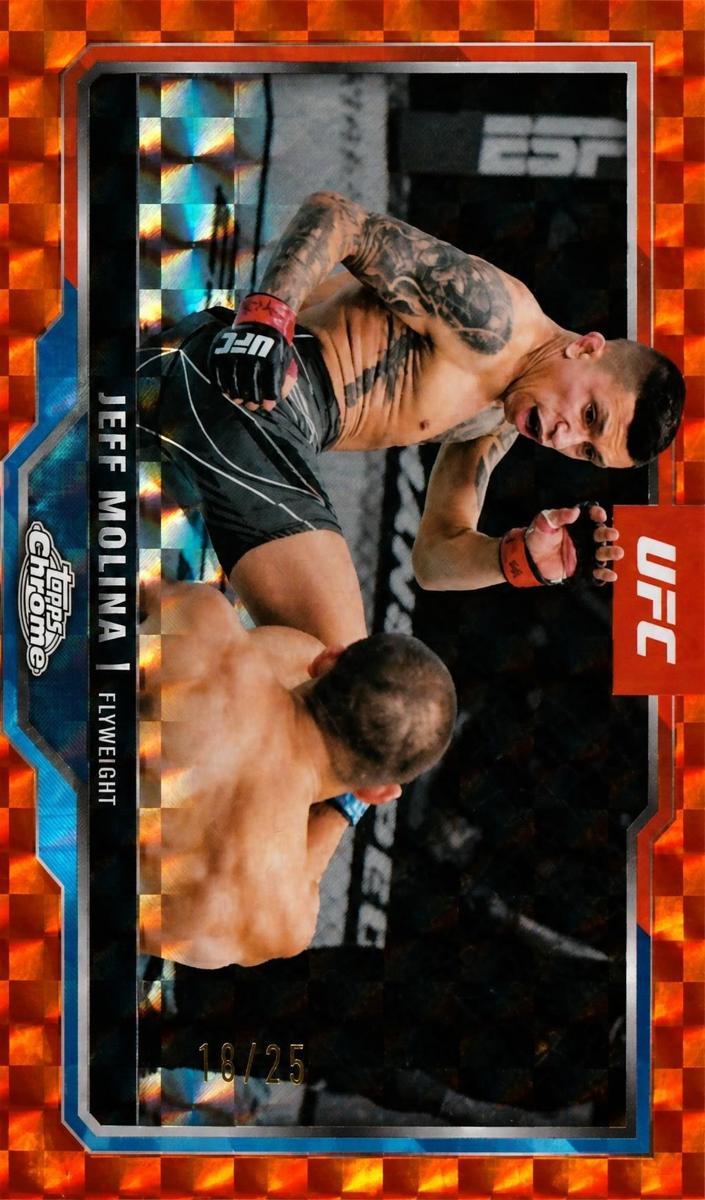 2025 Jeff Molina [Orange Geometric Refractor] #90