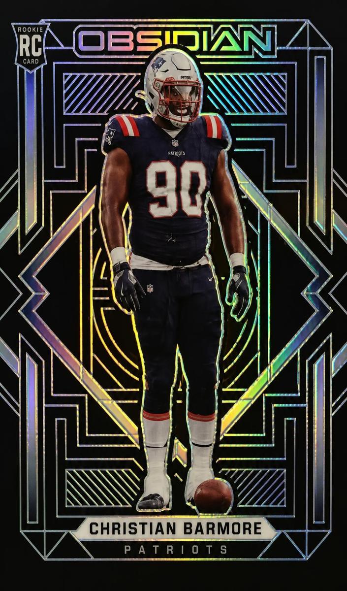 2021 Panini Obsidian Christian Barmore #177 card