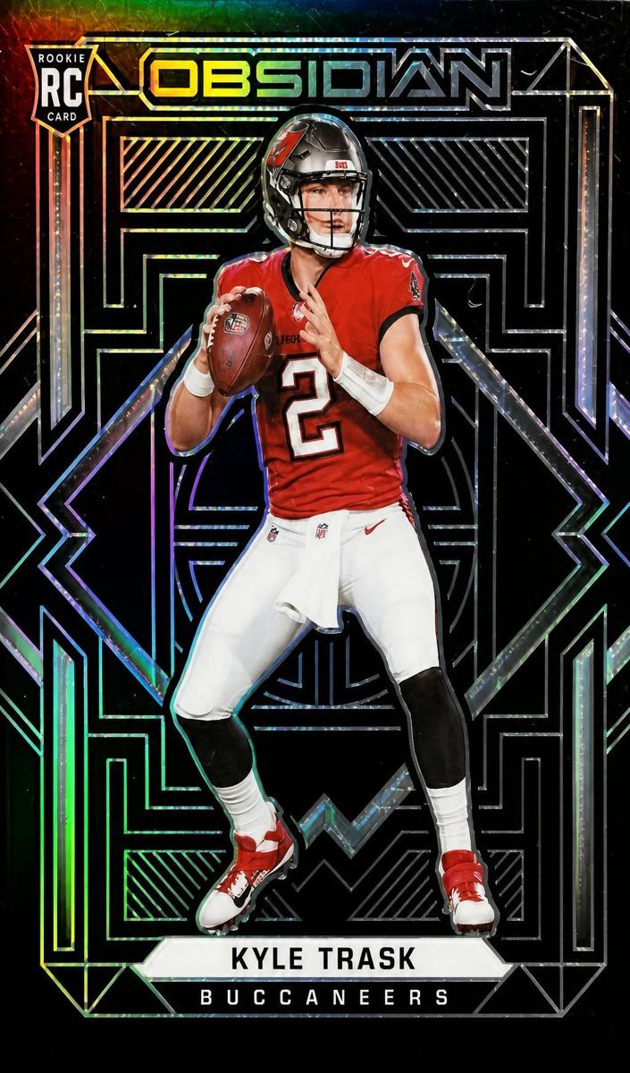 2021 Panini Obsidian Kyle Trask #107 card