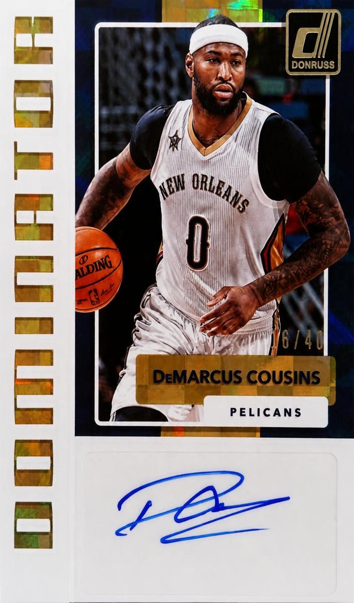 2017 Panini Donruss DeMarcus Cousins #DS-DCS card