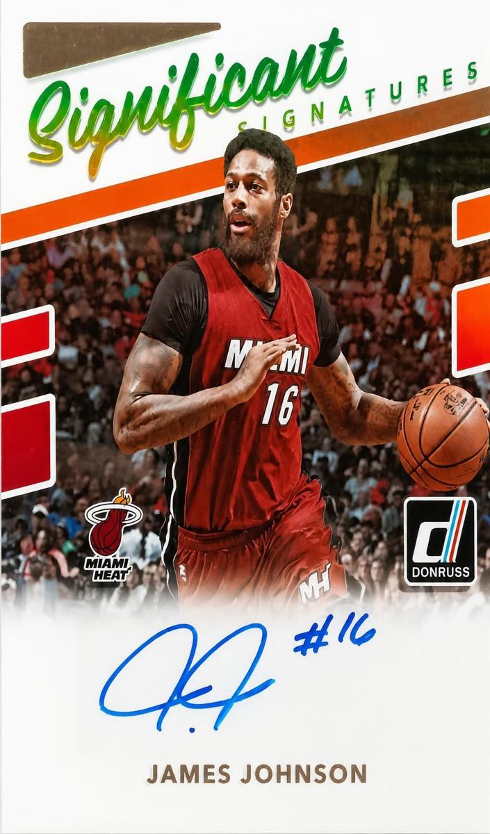 2017 Panini Donruss James Johnson #SS-JJ card