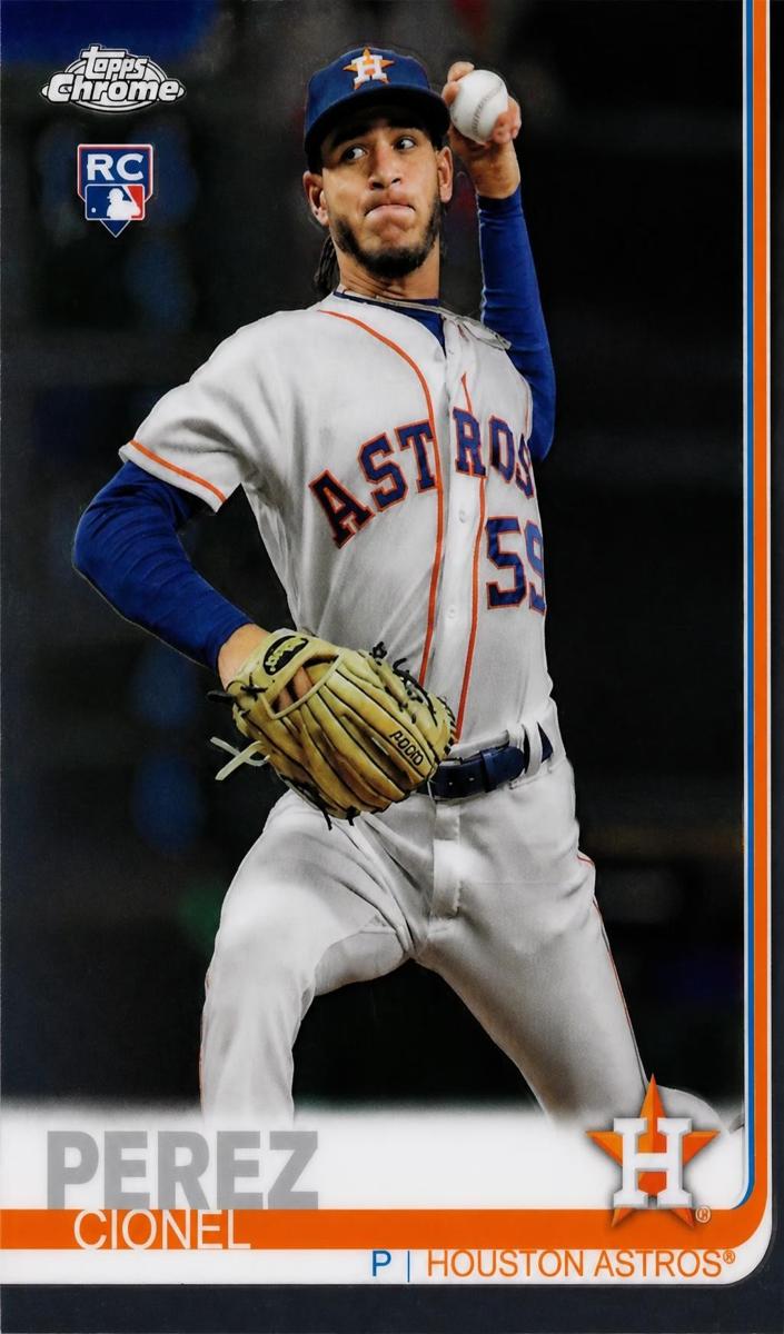 2019 Topps Chrome Cionel Perez #62 card