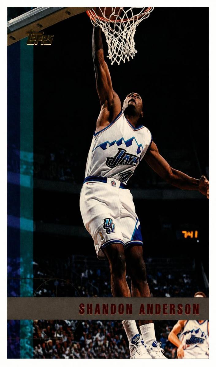 1997 Topps Shandon Anderson #55 card
