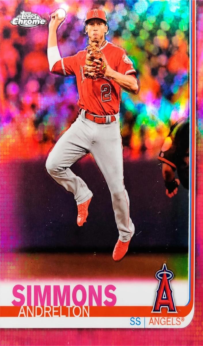 2019 Topps Chrome Andrelton Simmons #4 card